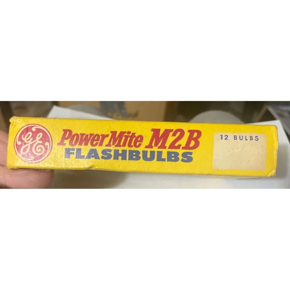 PACKAGE OF 11 GE POWER MITE M2B BLUE FLASHBULBS